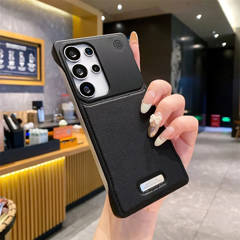 Magnetic PU Leather Aromatherapy Phone Case with Magsafe Wireless Charging Compatibility