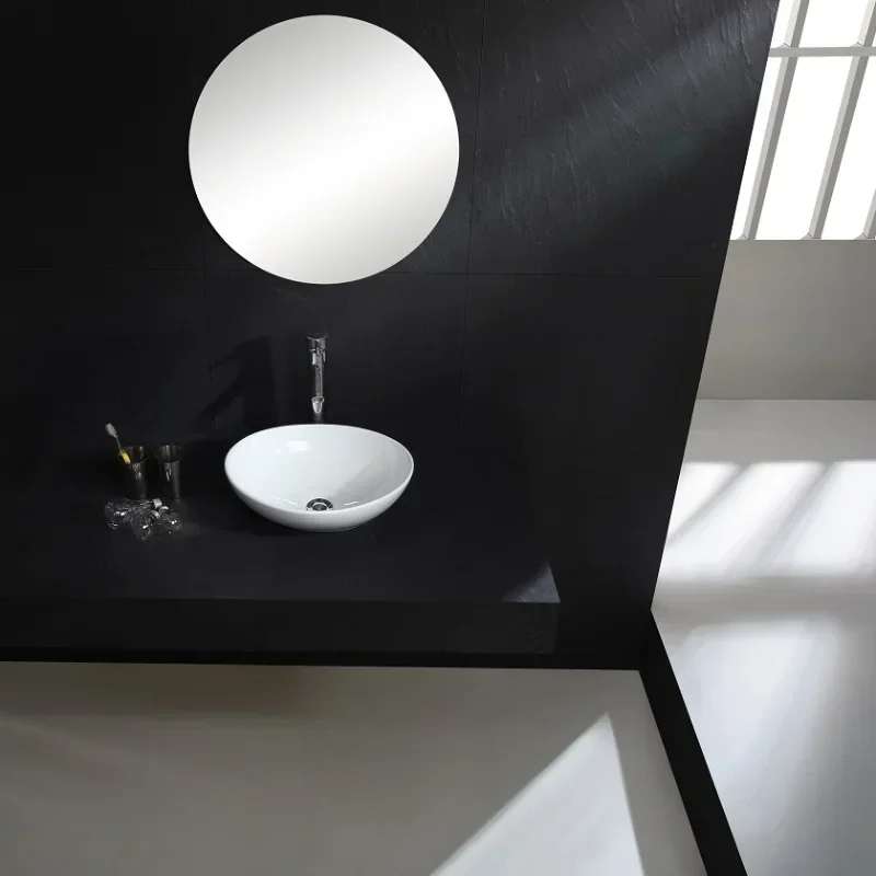 Modern Home Bathroom Sink Wash Basin Terrazzo Ceramic Wash Sink Nordic Counter Basin Toilet Countertop