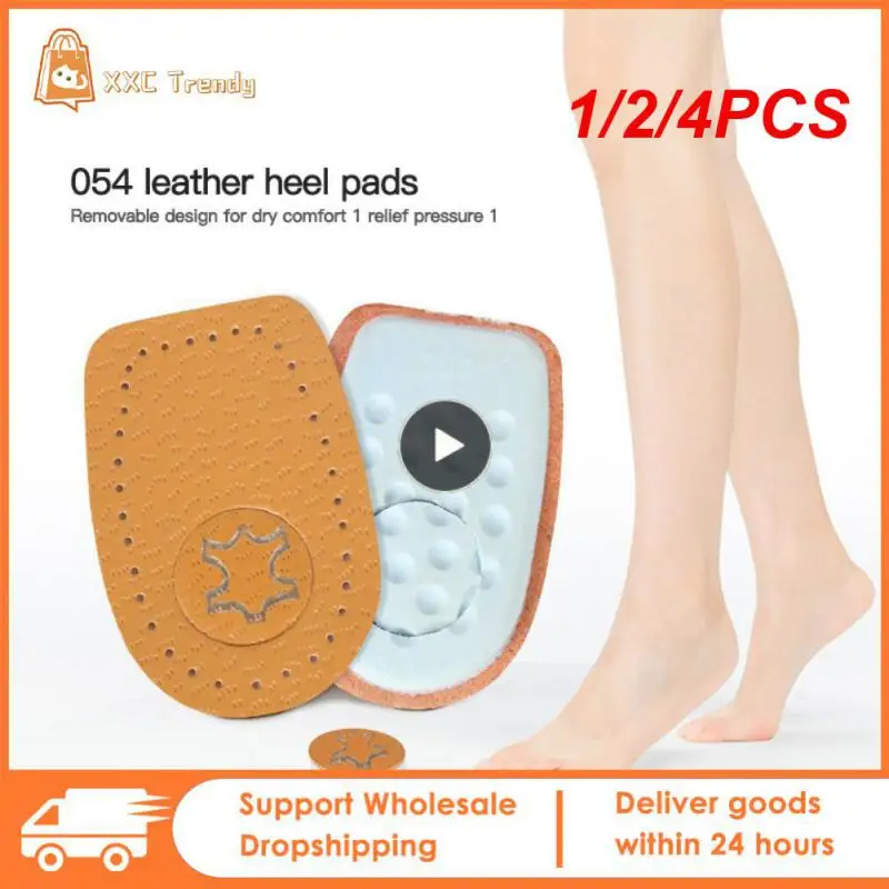 

1/2/4 шт., латексные стельки для обуви, из коровьей кожи