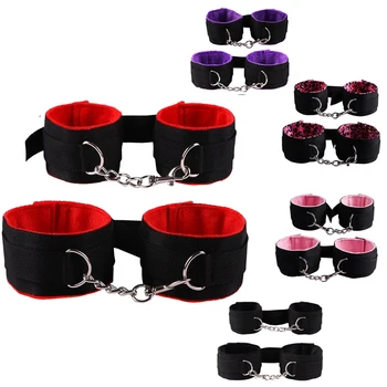 3 colors Exotic Sex Products For Adults Games Bondage Set BDSM Kits Handcuffs Sex Toys Whip Gag Tail Plug Women Accessories 6