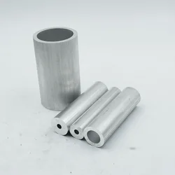 Premium Round Aluminum Alloy Tubes - 6061 Grade, Various Diameters - 46x6mm (Length 300mm 1pc)
