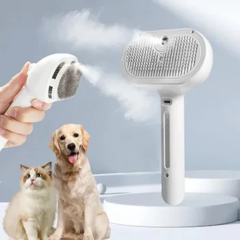 Steam Pet Grooming Brush 1