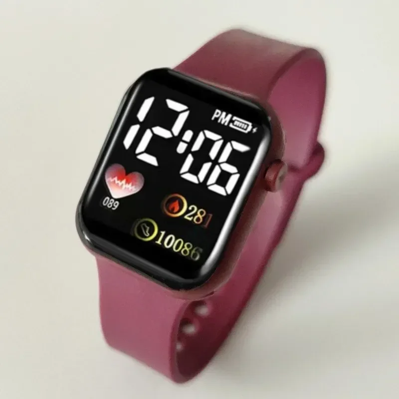 LED Digital Display Couple Student Children Universal Watch Waterproof Electronic Watch Smart For Men Women Sport Fitness digital watch