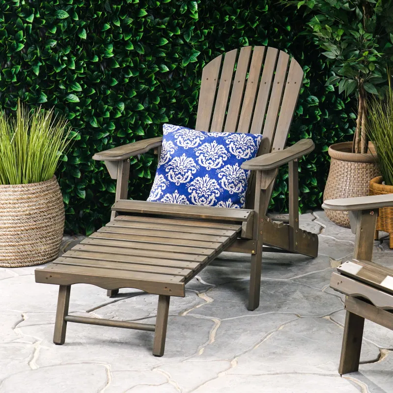 Wooden Outdoor Sunbathing Chair 1