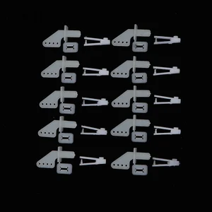 Image for 10Sets Medium Lock On Nylon Control Horn And Clevi 