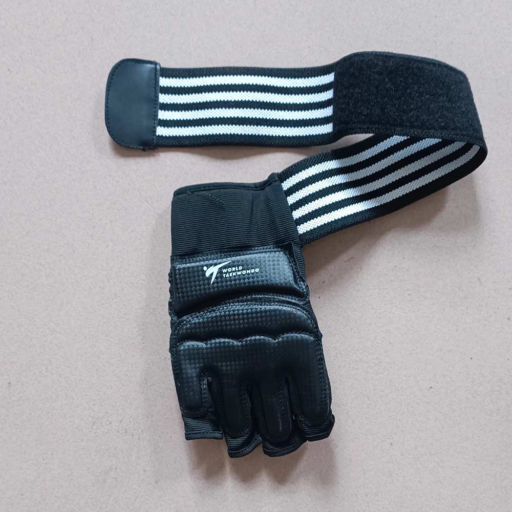 Taekwondo Gloves Long Straps Sparring Kickboxing Training Light Workout Muay Thai Glove Boxing Equipment Перчатки Для Тхэквондо