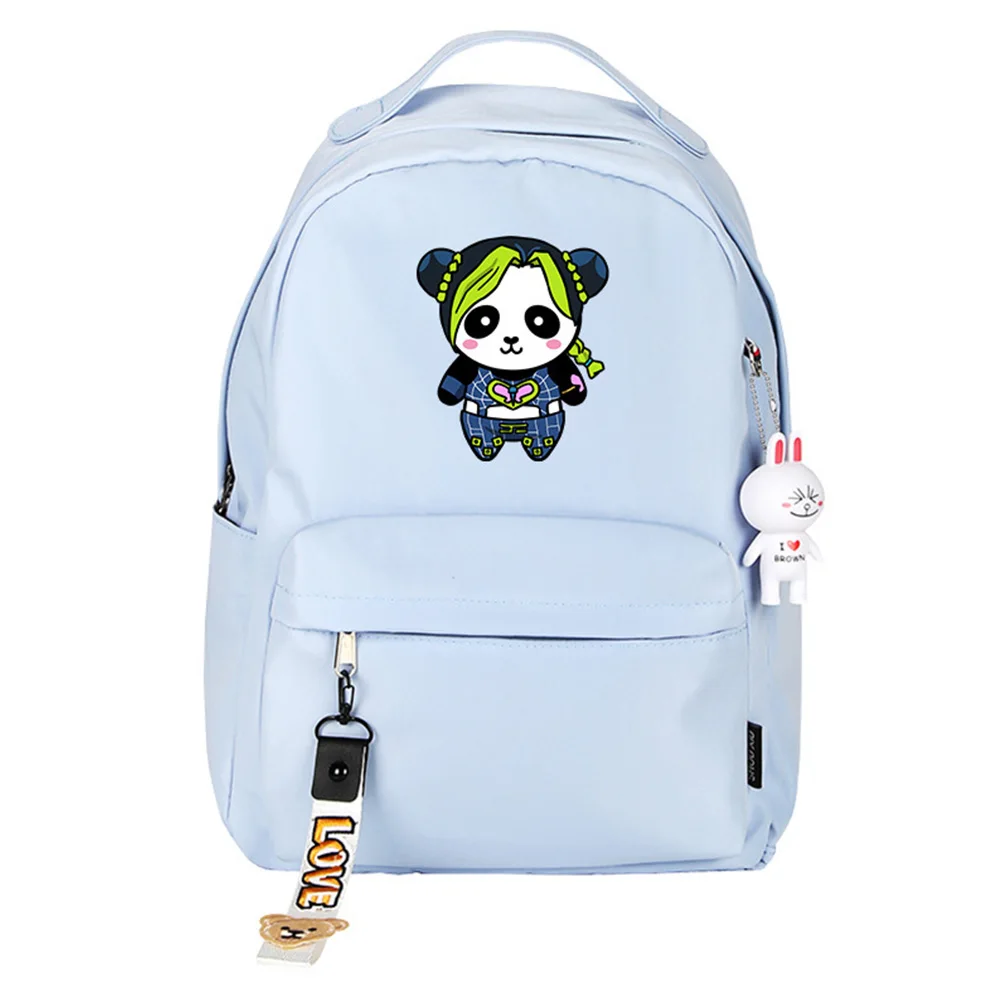 Jojo’s Bizarre Adventure Jolyne Cujoh Cosplay Backpack Anime 3d Print School Bag School Bag