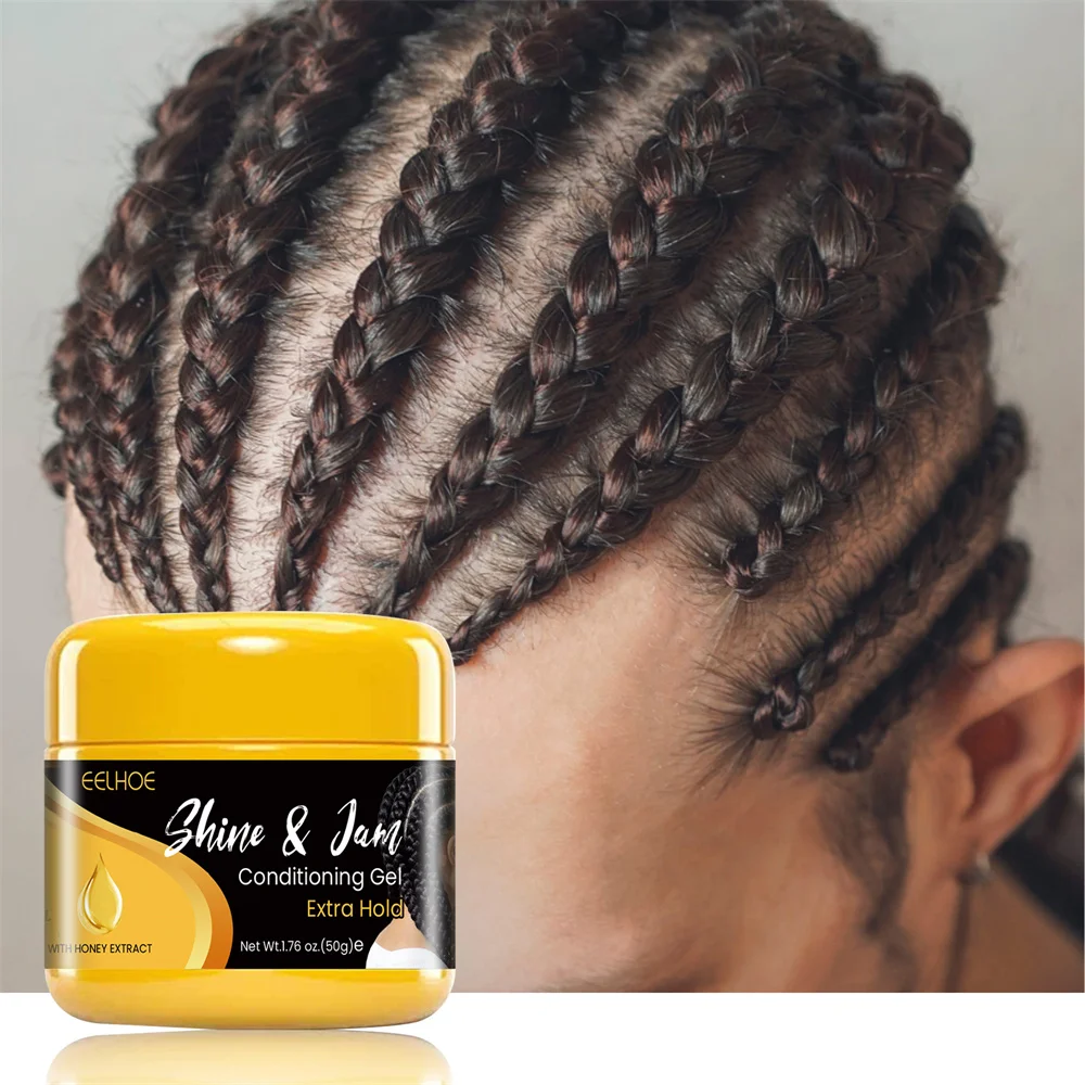 Description Picture 4 of itemDirty Braided Hair Gel Styling Long Lasting Fluffy Quick Dry Natural Shaping Wax Shaping Cream Hair Stickers Styling Tools