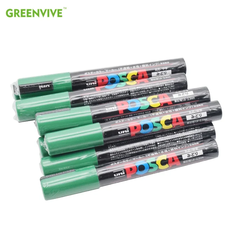 5PCS/Lot POSCA 5M Queen Bee Marking Marker Pen Non-toxic Beekeeping Queen Rearing Marking Pen for Beekeeping Beehive