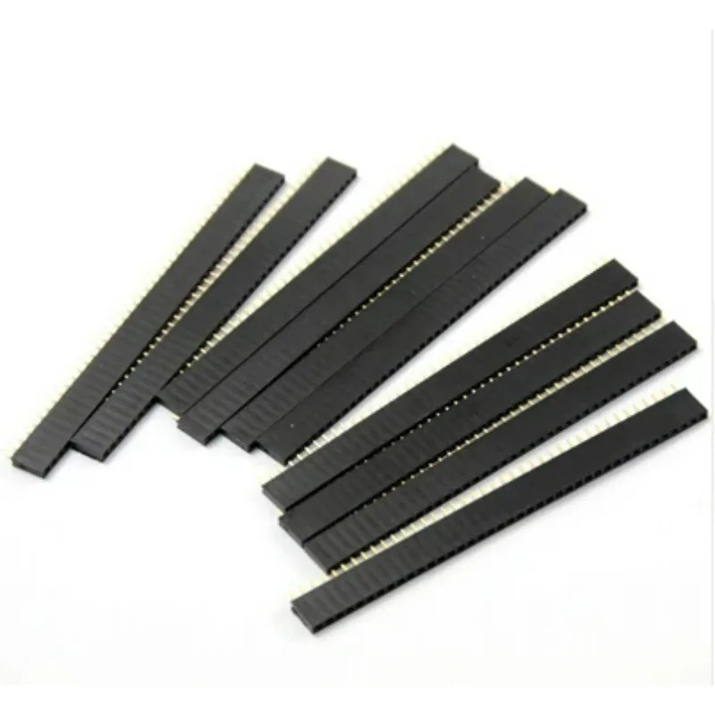 

10pc 1*40Pin Single Row Female 2.54mm Breakable Header Connector