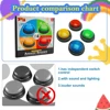 1Set Buzzers for Trivia Games, Answer Buzzers for Classroom, Family Feud Jeopardy Buzzer, Game Show Buzzer Buttons, Party Favors 6