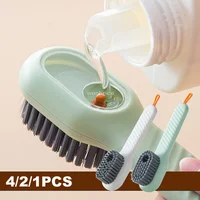 Shoe Brush Cleaner Brush for Cleaning Shoes for Slippers Sneakers Rubber Soft-bristled Liquid Shoe Cleaning Brush Clothing Brush 1