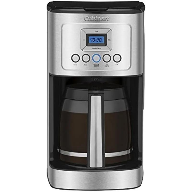 

Coffee machine Coffee Maker, 14-Cup Glass Carafe, Fully Automatic for Brew Strength Control & 1-4 Cup Setting, Stainless Steel