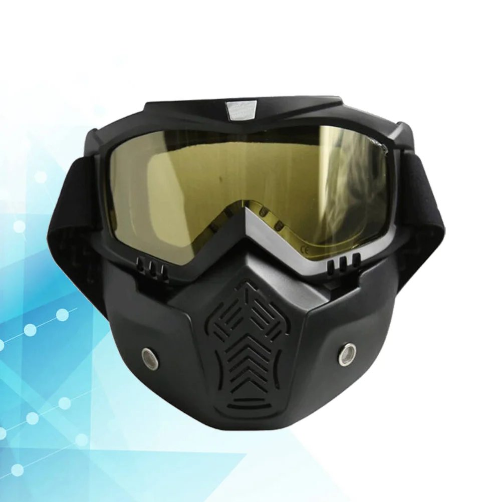 Winter Snow Goggles Ski Snowboard Snowmobile Face Mask Sun Glasses Eyewear (Matte Black Frame and Grey Eyeglass)