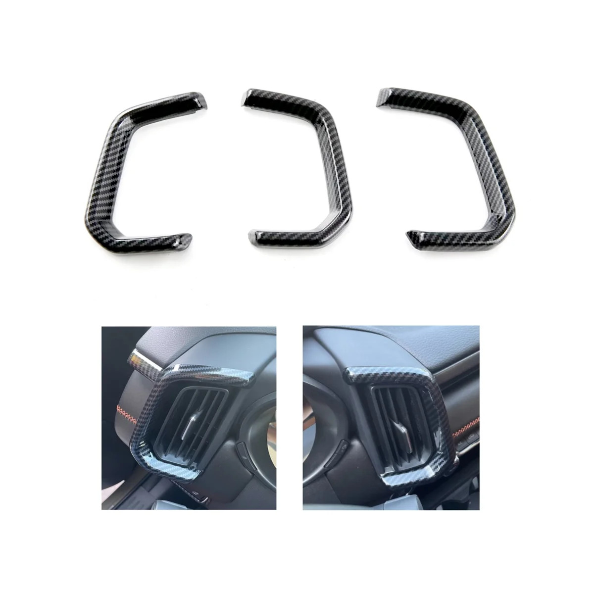 Per Mazda Cx-50 Cx50 2023 Car Front Dashboard Air Outlet Vent Cover Trim Frame Sticker Accessori Interni