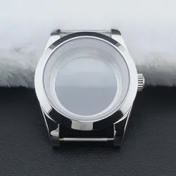 Neiton Silver 36mm/39mm Sapphire Watch Case with Beveled Edge in Premium 316L Stainless Steel - 40mm case NH35 NH36 (4)