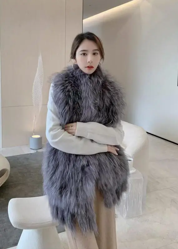 Рисунок 5 - Зимняя шаль из натурального Меха чернобурки