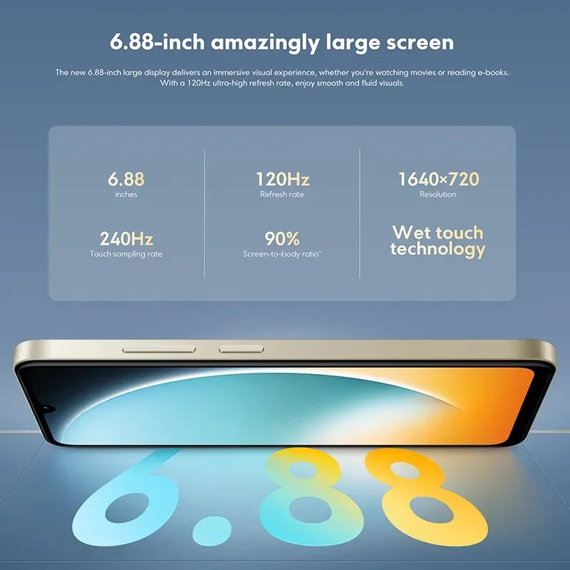 Global Version POCO C71 Smartphone 64GB/128GB UNISOC T7250 6.88'' 120Hz Display 32MP AI Dual Camera 15W Fast Charging 5200mAh view 3