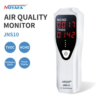 NOYAFA Gas Detector JMS10 Air Quality Monitor HCHO TVOC Formaldehyde Tester LED Diaplay Detect Pollution Meter For Home Office 1