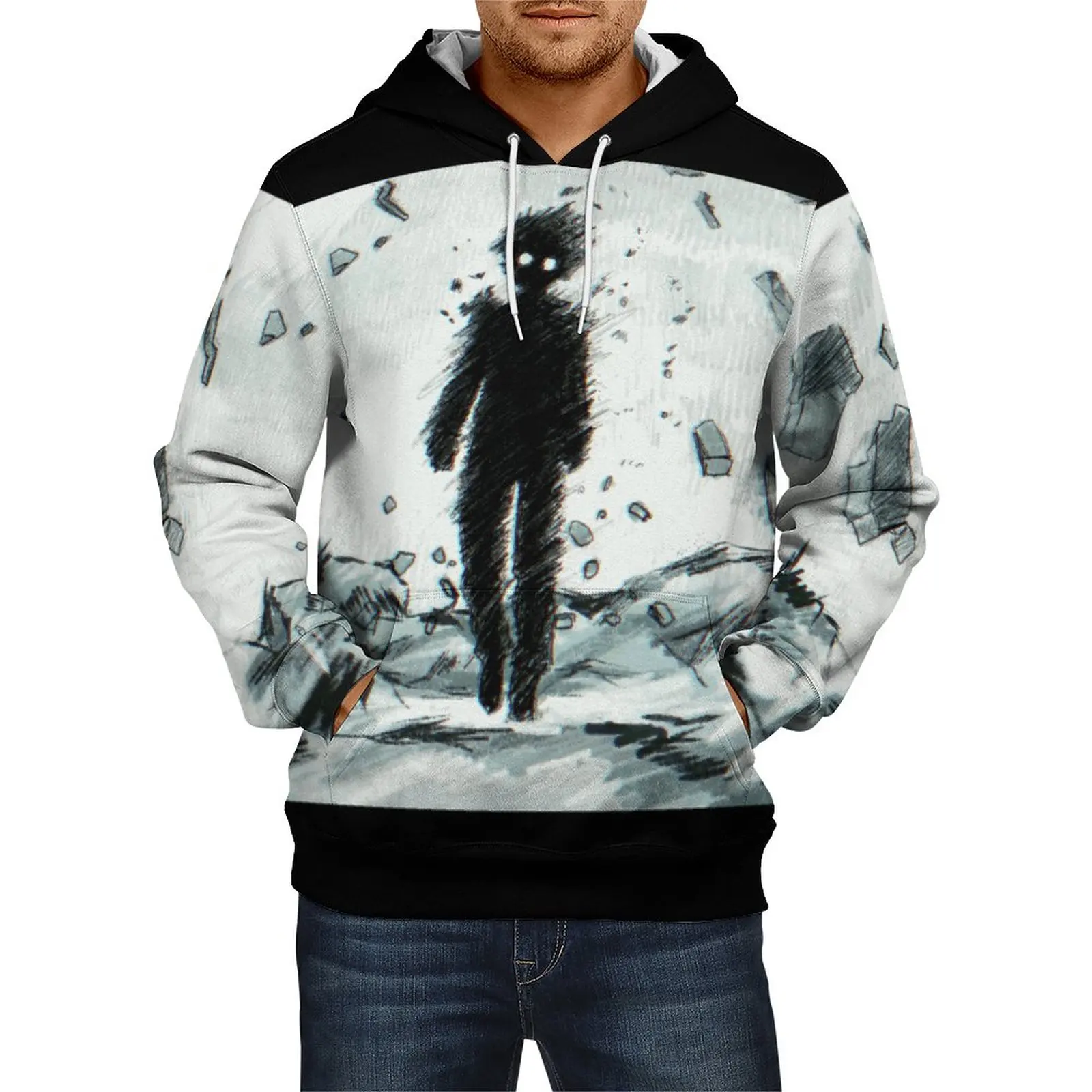 

Толстовка Jumeast с капюшоном в стиле аниме Моб психос 100, футболка с 3D принтом, свитшоты для косплея манги, капельная одежда, уличные толстовки с капюшоном с рассекающим демонов, 7XL