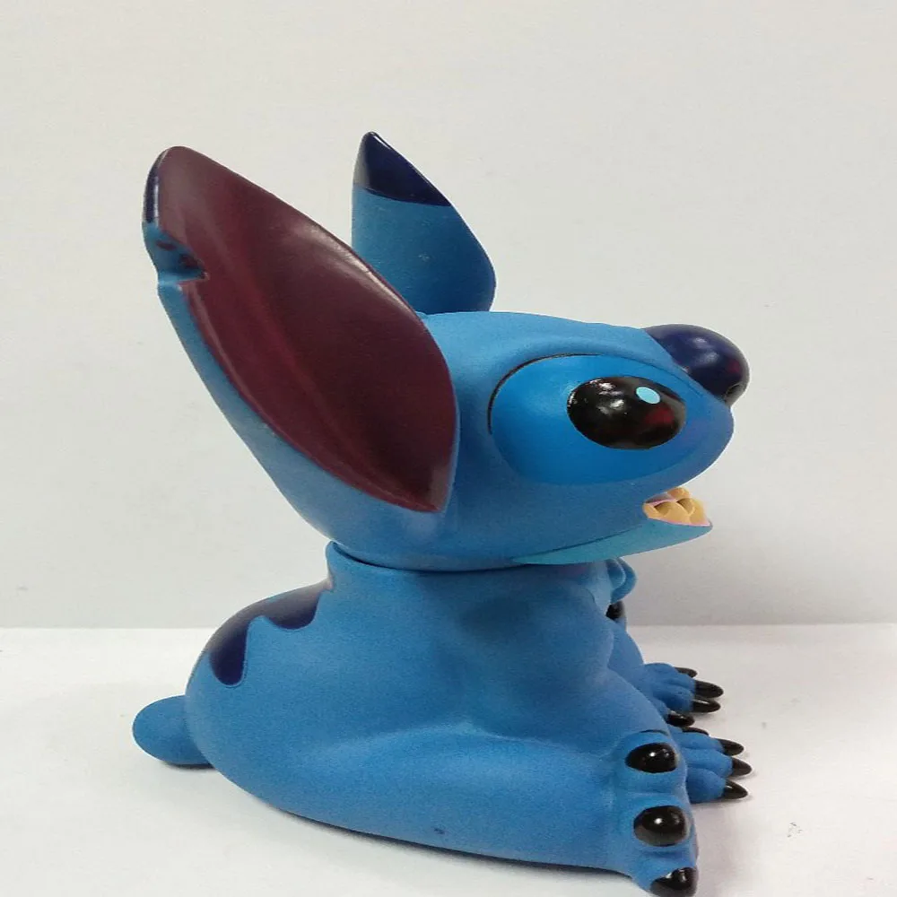 18CM Anime Lilo & Stitch PVC Action Figure Collection GK Model Doll Ornament Cartoon Piggy Bank Money Box Toy Birthday Xmas Gift