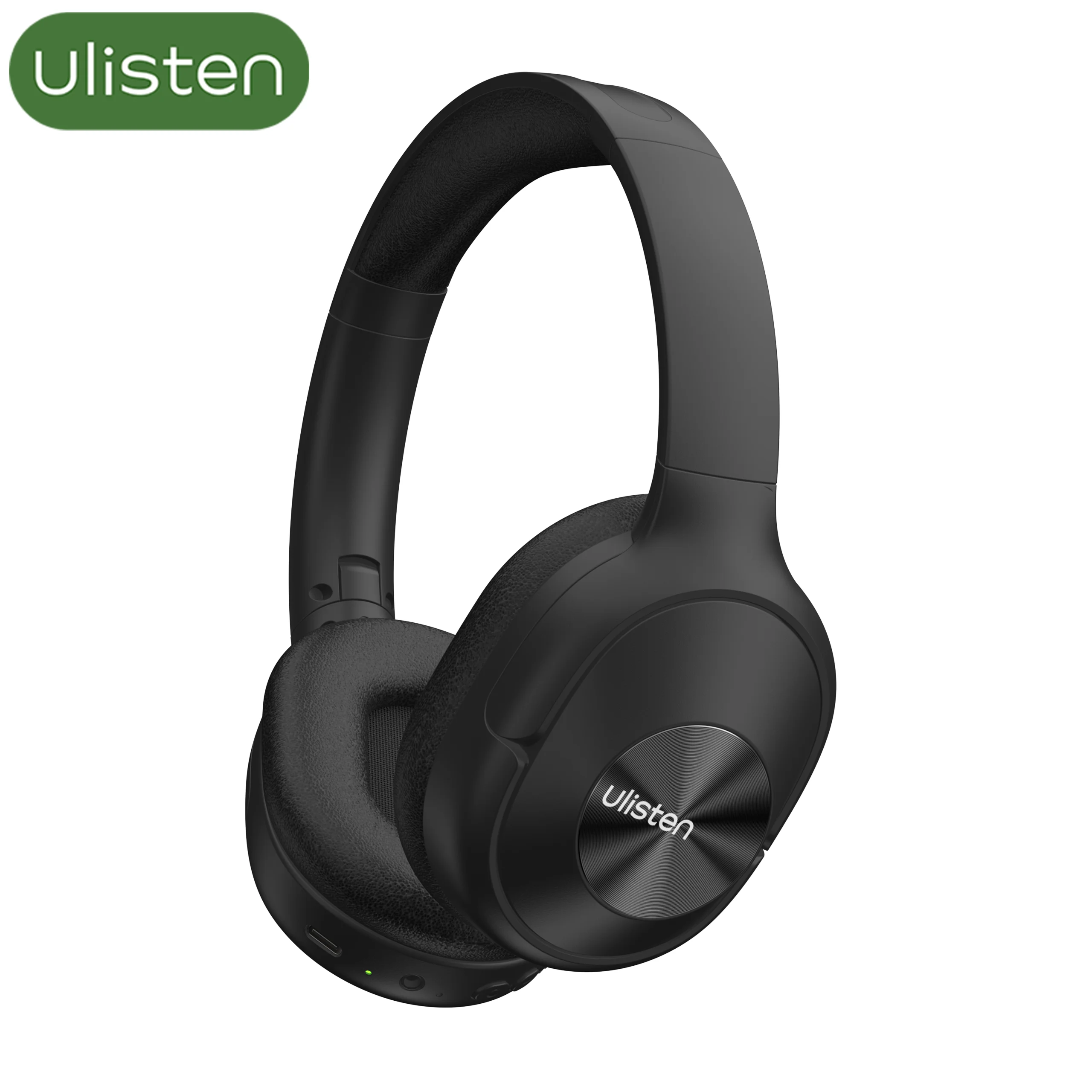 

Ulisten Over Ear Bluetooth5.3 Headphone With Mic 40H Earphone Soft Earmuff 40mm Driver Deep Bass Headset for Xiaomi IOS Phone/PC