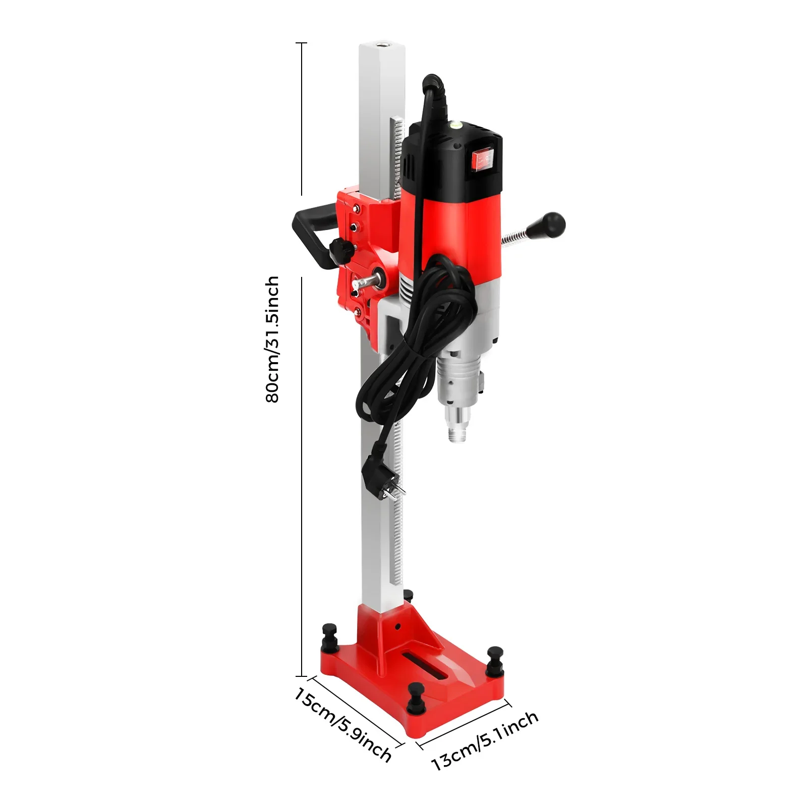 M22 Wet Core Drill up to 165 mm Masonry Drill Bit with Drill Stand for Diamond Drill Bits, Core Drill, Core Drill, Drill 2300W