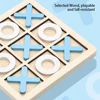 Game Interaction Puzzles Training Brain Learing Early Educational Toys For Children Kids Montessori Chess Play Wooden Jigsaw Toy 5