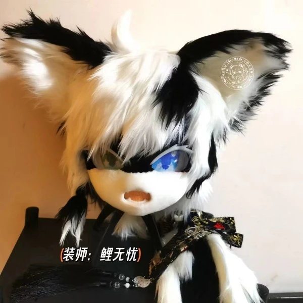 獣人マスク シリコン製 牙面具 ケモノ 仮面 コスプレ ハンドメイド 獣人マスク シリコン製 牙面具 ケモノ 仮面 コスプレ