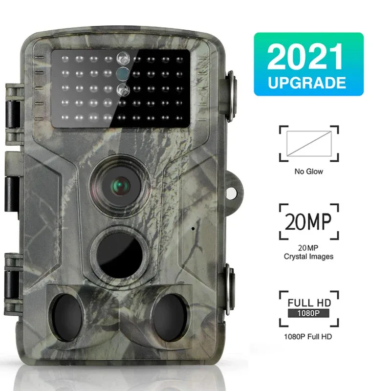 Caméra de chasse extérieure 20MP 1080P étanche surveillance faune vision nocturne piège animalier