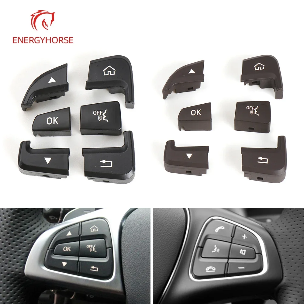 자동차 핸들 스위치 제어 버튼, 벤츠 C GLC 클래스 C200 C220 C260 GLC250 GLC300 2015-2021, 메르세데스 W205 W253