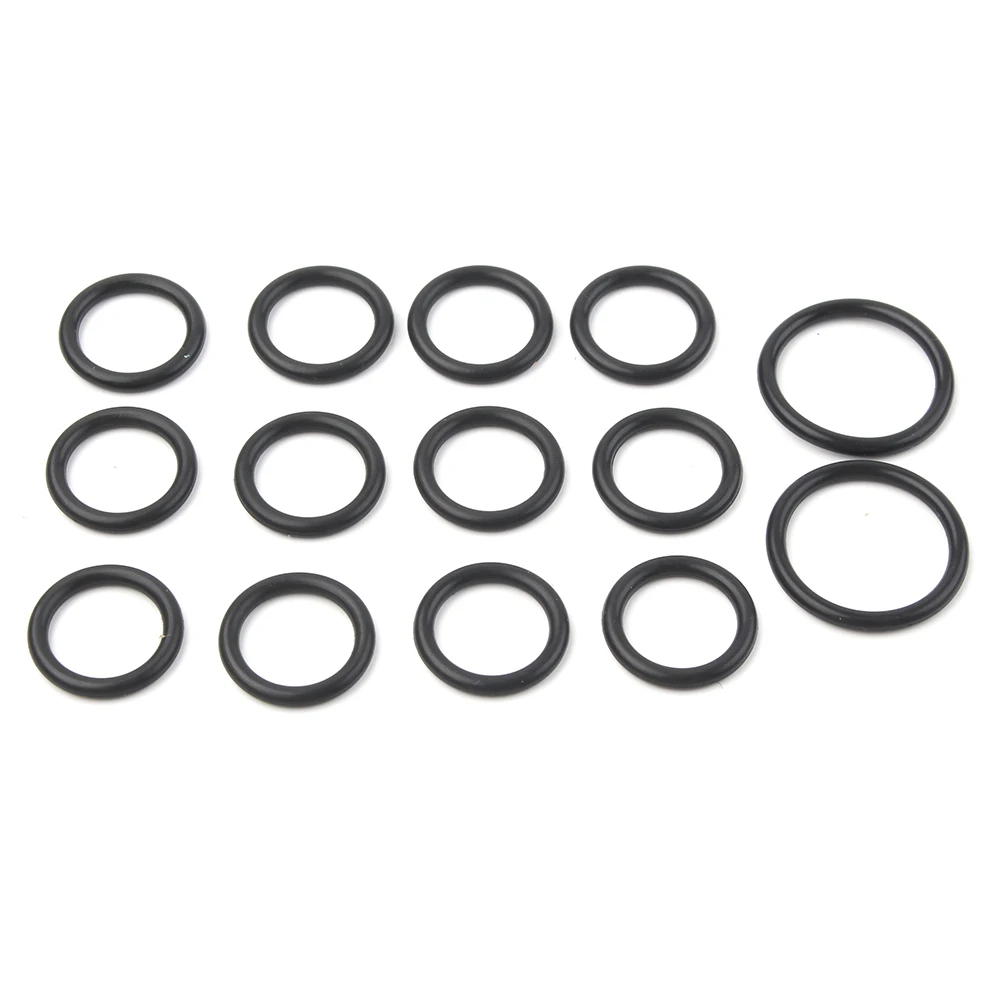 14pcs/set Car Turbocharger Oil Water Coolant Line Gasket Orings Rubber Kits for BMW N54 Z4 X6 335is 335xi 740i 740Li 135i