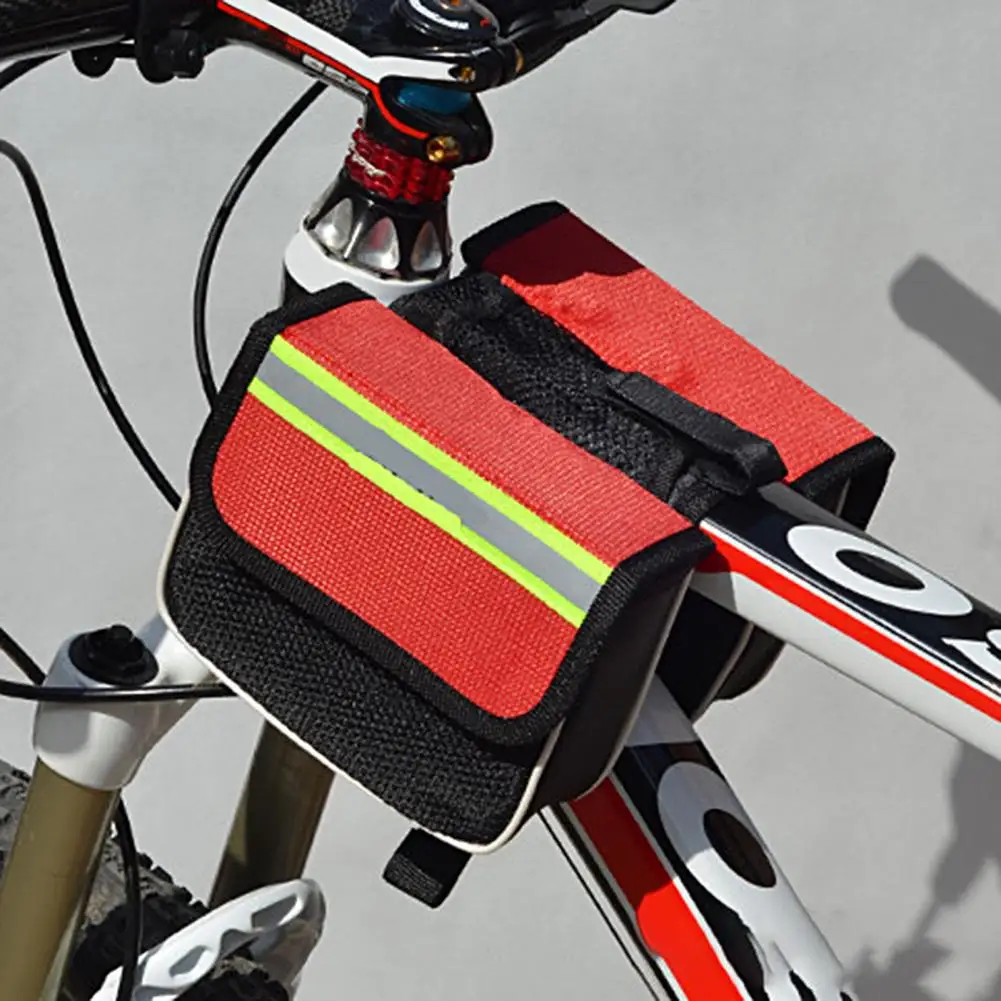 Bicycle Saddle Bag Oxford Cloth Interlayer Design Cycling Pannier Large