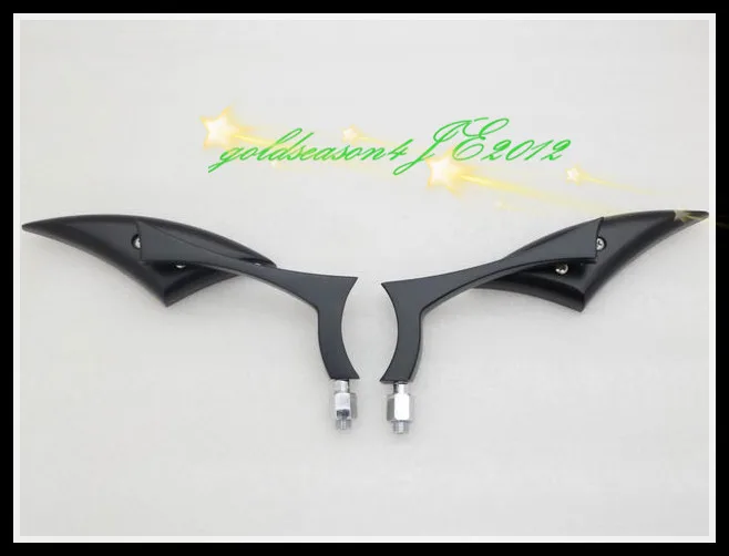 Freeshipping pair Mini Custom Black Rear Side mirror mirrors W/ awesome triangle For Harley Sportster Dyna Softail | Автомобили и