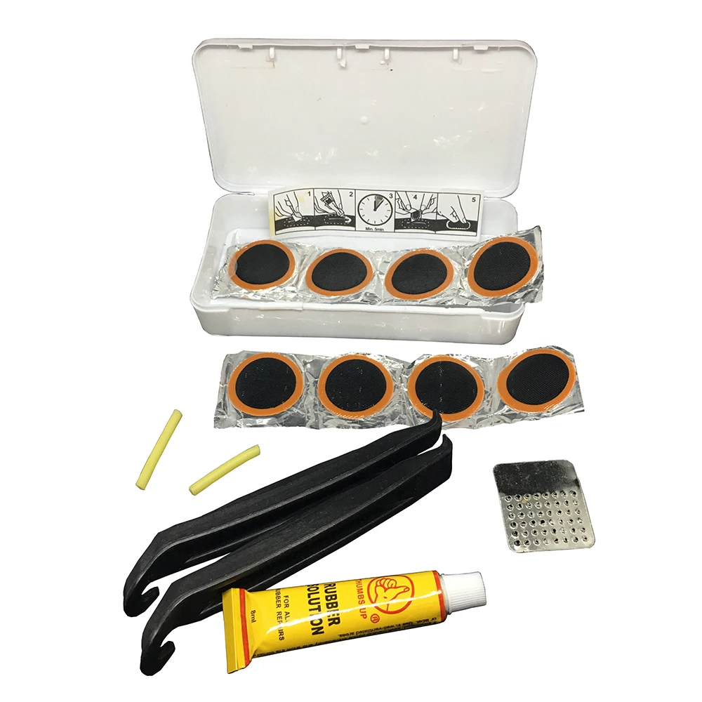 BrandNewBikeBicycleFlatTireRepairKitToolSetKitPatchRubber