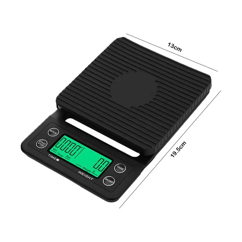 Acheter Balance de café numérique avec minuterie LED écran Espresso Balance  intégrée batterie 3kg Max.Pesant 0.1g