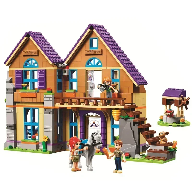 

Модель 2020 года, строительные блоки для дома друзей, модель 41369 Классическая Девочка, детские игрушки, подарок для детей