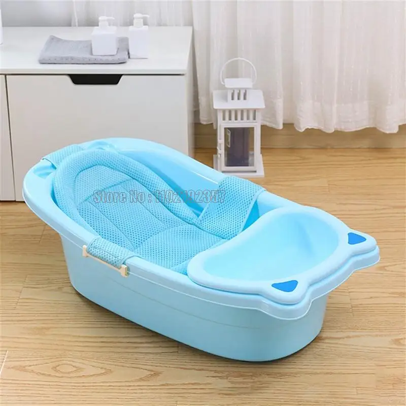 Newborn Baby Bath Tub Seat Infant Bathtub Rings Net Kids Infant Safety Support Shower