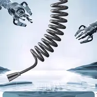 สายฉีดชำระในห้องน้ำ 1.5 ม./2 ม./3 ม. สายฉีดน้ำสำหรับอาบน้ำ สายประปาพลาสติกแบบอ่อนสำหรับทำความสะอาดท่อในห้องน้ำ 3