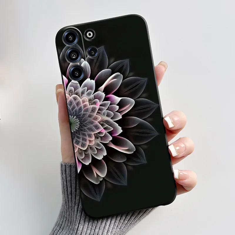 Aesthetic Luxury Cute Cool Soft Silicone Black Matte Phone Case Bumper Shell