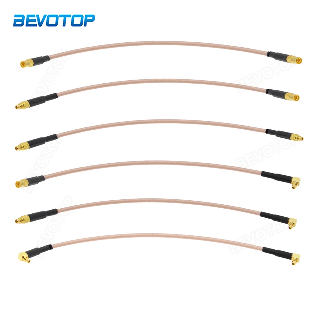 2Pcs/Lot MMCX Male Plug to Female Jack Straight Connector RG316 Cable 50 Ohm RF Coaxial Pigtail Extension Coax Jumper |