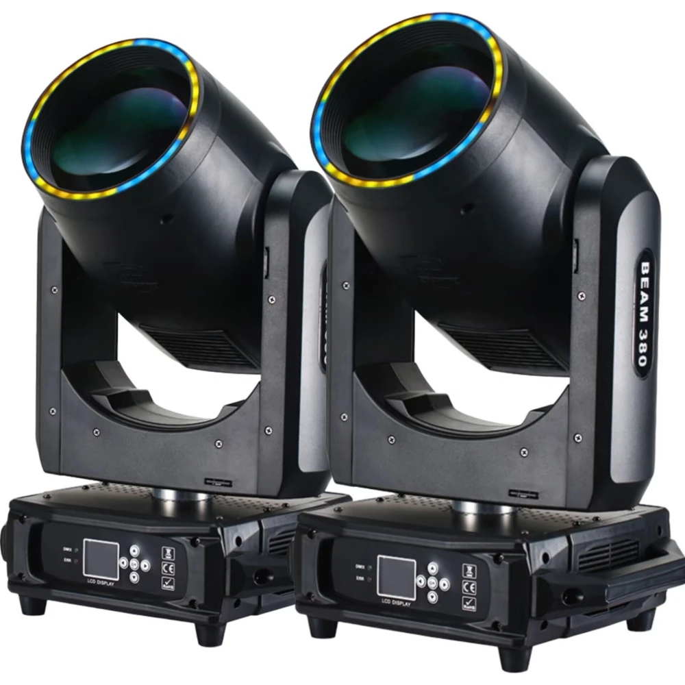 2/PZ LED 380W 20R Limpieza puntual Gobo Biprismo Faros móviles Super Bright Concert Bar Light Show