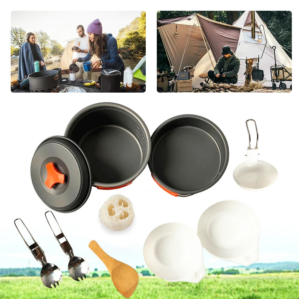 11Pcs Camping Cookware Set @Chris.Hikes.USA Equipment 2