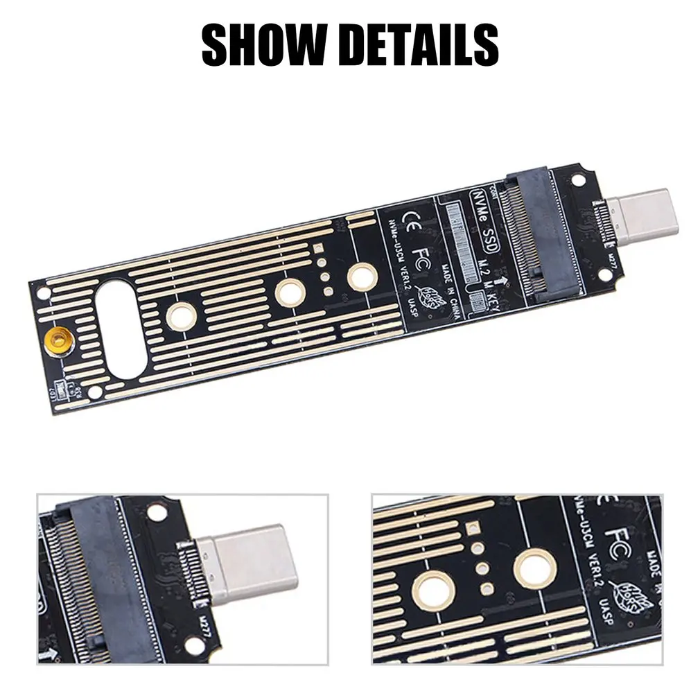 M.2 NVME-USB 3.1 , JMS583 SSD  ī, 10Gbps M.2 NVME PCIe  ī, ϵ ̺ ڽ, ǰ