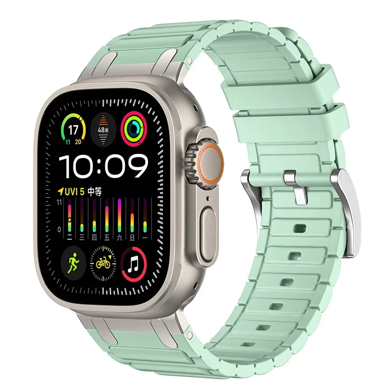 Enhanced Silicone Strap with Modified Metal Integration