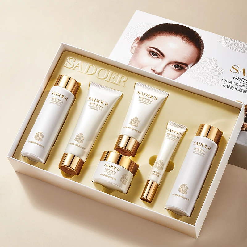 Skin Care Set Deep Hydrating Anti-wrinkle Anti-aging Dark Circle Whitening Clean Moisturizing Nicotinamide Aloe Skin Care