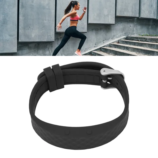 Smart Bracelet Vibrating Alarm Reminder Watch Fitness Tracker Smart Wristband USB Rechargeable Wearable Step Counting Sleep Trac 2