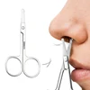 Multifunctional Stainless Steel Nose Hair Cut Round Head Small Scissors Manual Eyebrow Trimming Beard Scissors Beauty Tool 1