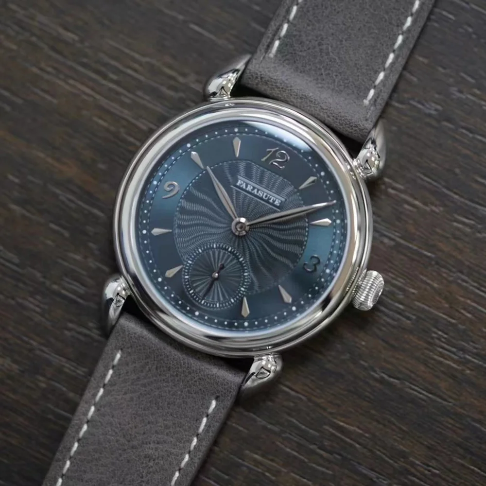 Farasute-男性用機械式腕時計,手巻き,超薄型ファッション,サファイア