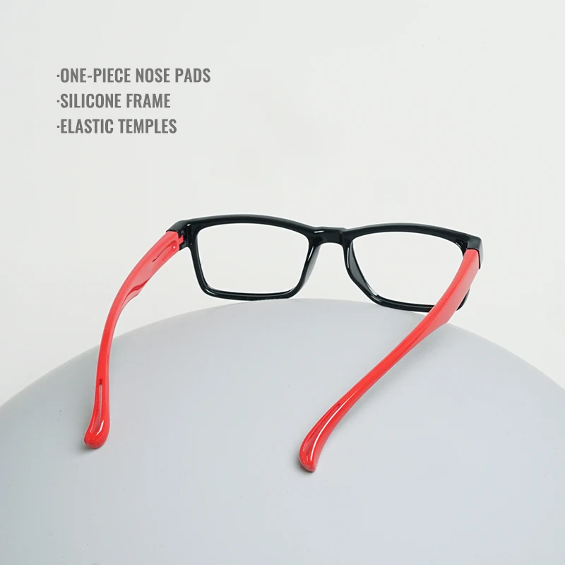 Toketorism Ultralight Optical Eyeglass Frames Silicone Children's Glasses Anti Blue Light Eyewear For Kids